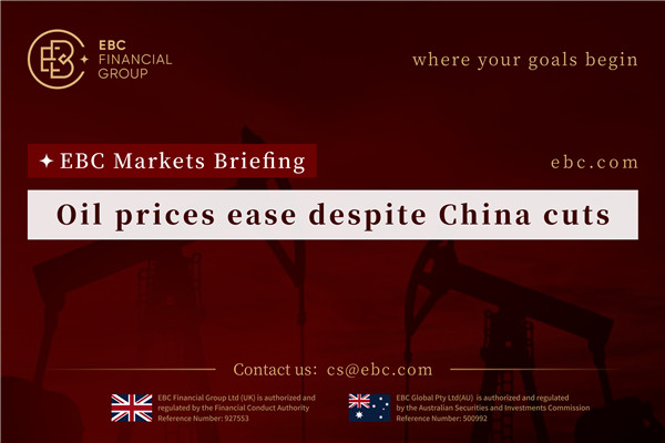 Oil prices ease despite China cuts