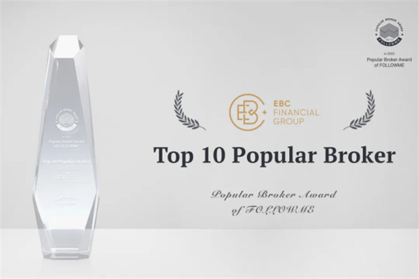 Премия FollowMe Group EBC Топ - 10 самых популярных брокеров в 2022 году