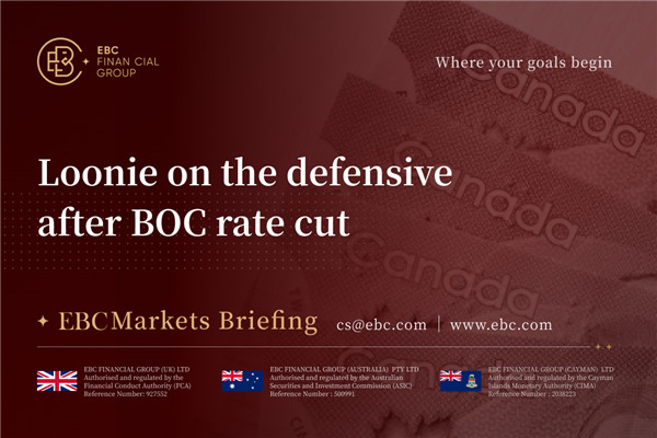 BOC 금리 인하 이후 방어적인 Loonie