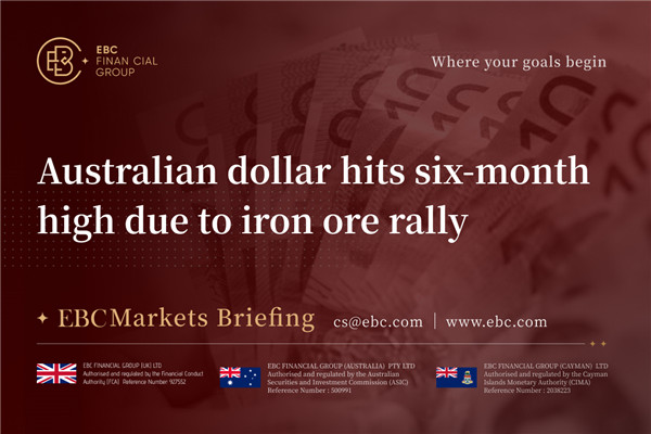 Dólar australiano atinge máxima de seis meses devido à recuperação do minério de ferro