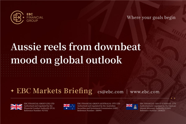 ​Aussie terpuruk karena sentimen pesimis terhadap prospek global