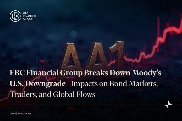​EBC analisa o rebaixamento da Moody's nos EUA: impactos nos mercados de títulos, traders e fluxos globais