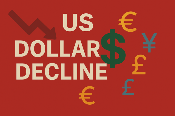 Đồng đô la Mỹ giảm: DXY giảm xuống mức 97,50, mức thấp nhất trong 3,5 năm