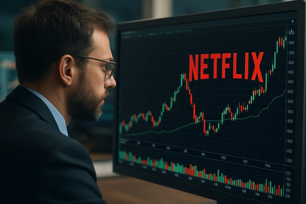 Preço das ações da Netflix em foco com a aproximação dos lucros do segundo trimestre