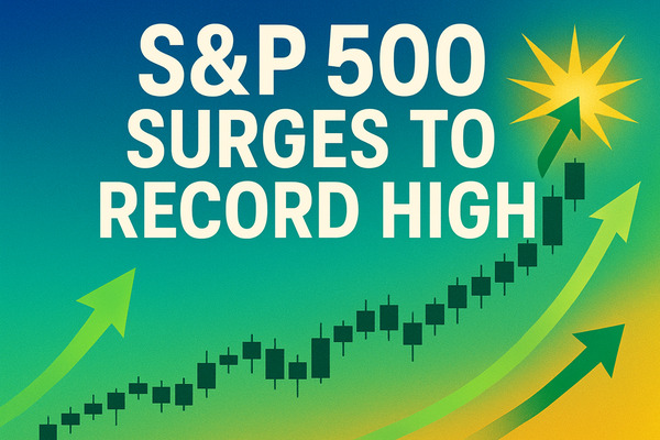 S&P500は過去最高値に急上昇、市場は楽観的