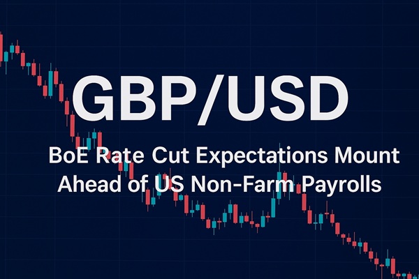 GBP/USD рискует упасть, поскольку вероятность снижения ставки в Великобритании выросла до 89%