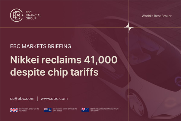 Nikkei lấy lại 41.000 điểm bất chấp thuế quan chip