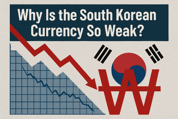 韓国ウォンがなぜこんなに弱いのか？主な要因を解説